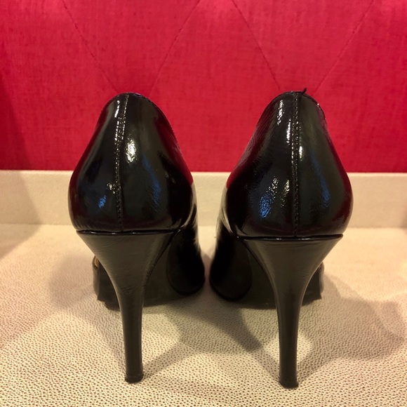 Colin Stuart black shiny heels - Size 7 - Picture 4 of 4